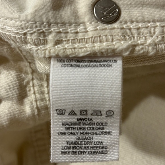 NWT Free People Distressed A-Line Denim Button Up Skirt Woman’s Sz 27 - Picture 5 of 9